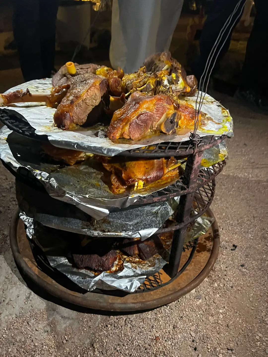 Mandi traditionnel cuit au feu